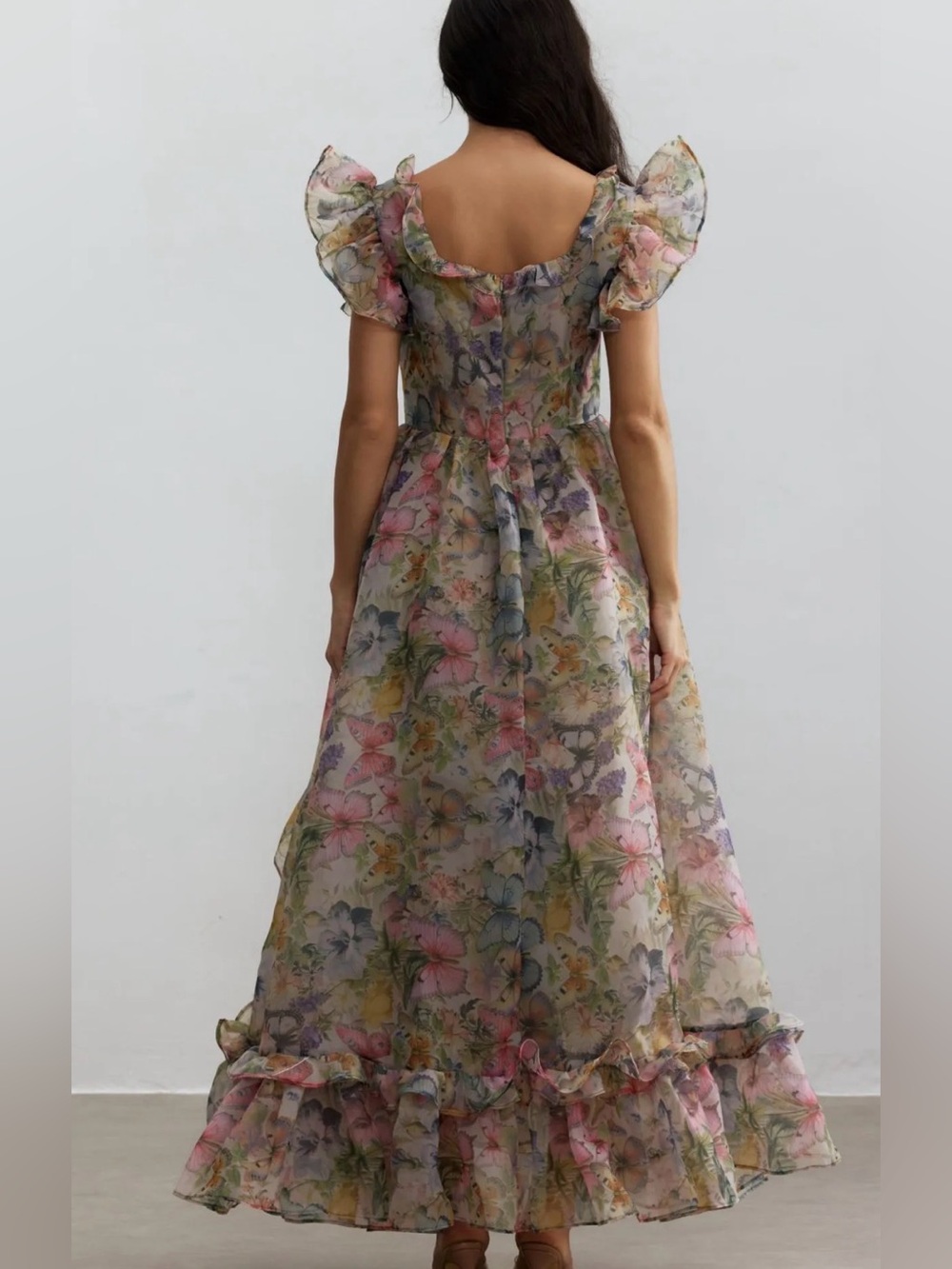 SUNFERE Sarah Butterfly Maxi Dress - Picture 4 of 10